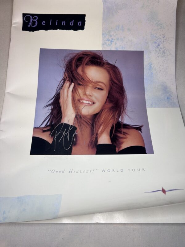 Belinda Carlisle Tour Programme Autographed Rare