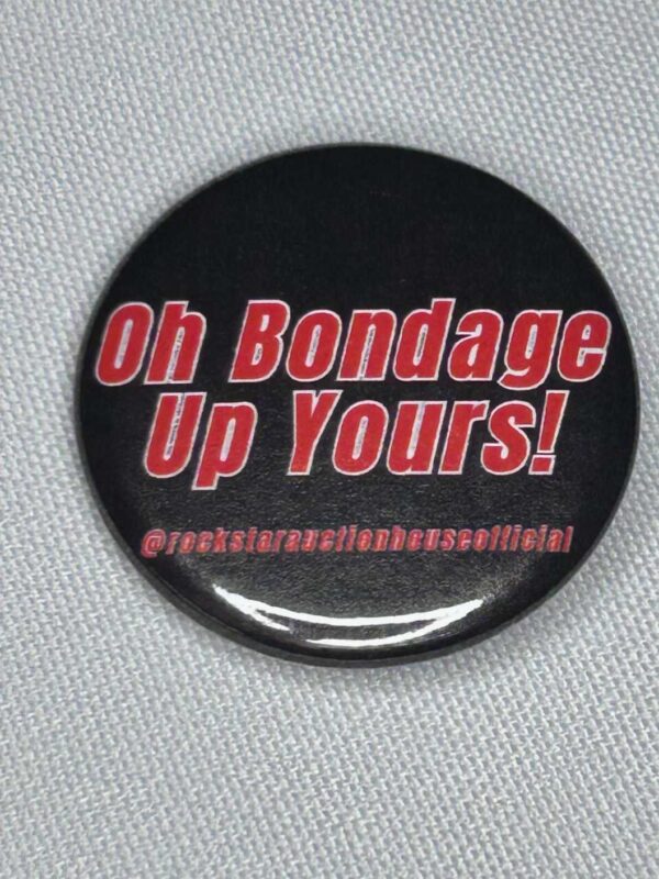 Rock Star Auction House Button Badge (punk)