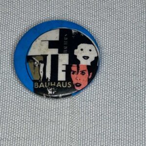 Bauhaus 2.5cm Badge Goth Genuine
