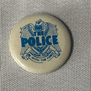 The Police 80's badge Rare
