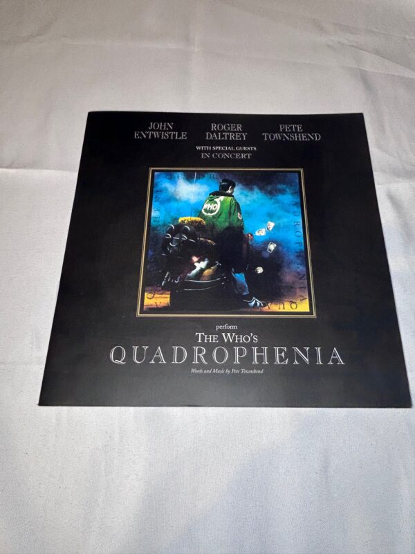 The Who Quadrophenia Tour programme1996
