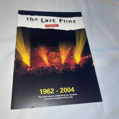 The Last Fling Souvenir Programme Civic Hall Guildford 2004