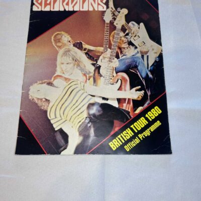 Scorpions 1980 Animal Magnetism Tour Programme
