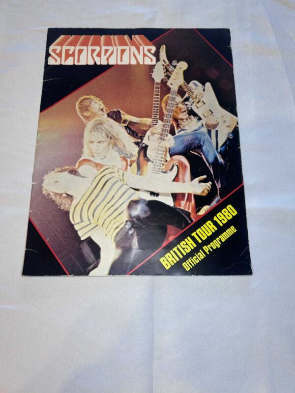 Scorpions 1980 Animal Magnetism Tour Programme