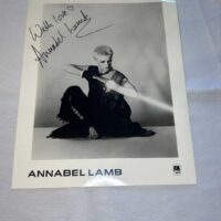 Annabel Lamb signed Photo 1980’s. Rare - Image 2