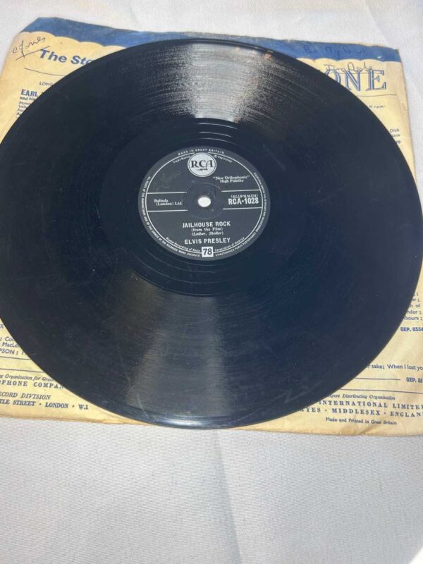 Elvis Presley Jailhouse Rock 78rpm RCA-1028