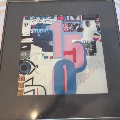Paul Weller Studio 150 Signed and Framed Artwork. Rare.