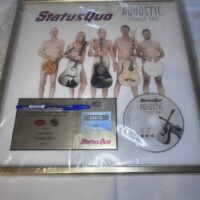 Status Quo Stripped Bare Gold Disc Rare - Image 2