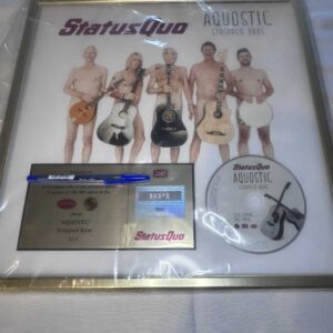 Status Quo Stripped Bare Gold Disc Rare
