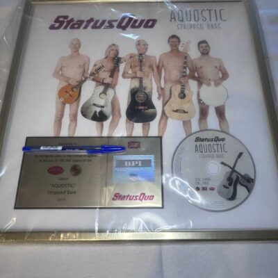 Status Quo Stripped Bare Gold Disc Rare