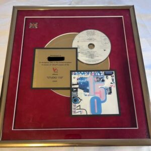 Paul Weller Studio 150 Gold Disc. Rare.