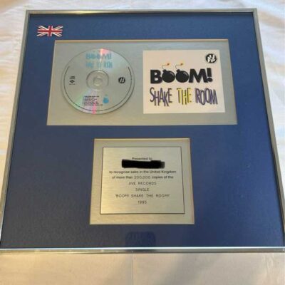 Jazzy Jeff & Fresh Prince Commemorative Disc. Boom Boom Shake The Room. Rare. Will Smith