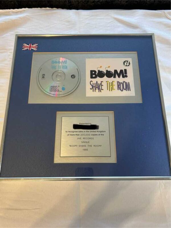Jazzy Jeff & Fresh Prince Commemorative Disc. Boom Boom Shake The Room. Rare. Will Smith