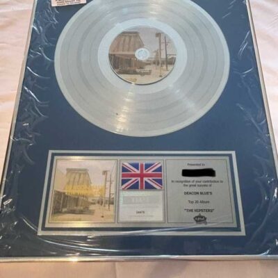 Deacon Blue Commemorative Disc The Hipsters. Rare