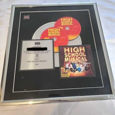 High School Musical Double Platinum Disc. Rare