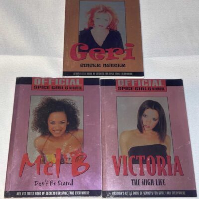 Spice Girls 3 Girl Set Official Mini Books