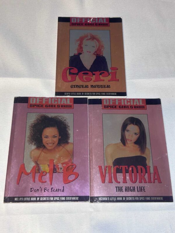 Spice Girls 3 Girl Set Official Mini Books