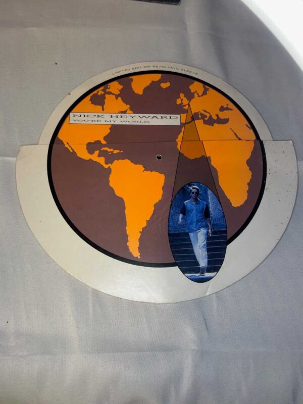 Nick Heyward You’re My World 10inch Vinyl Revolving Sleeve. Rare