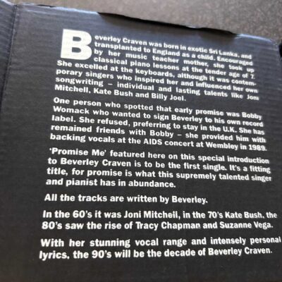 Beverley Craven 4 track Promotional Box