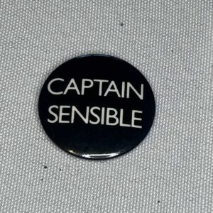 Captain Sensible 2.5cm Badge