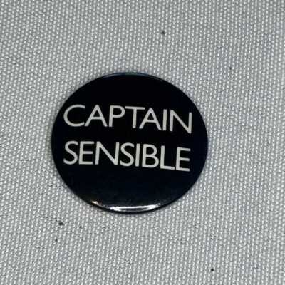 Captain Sensible 2.5cm Badge