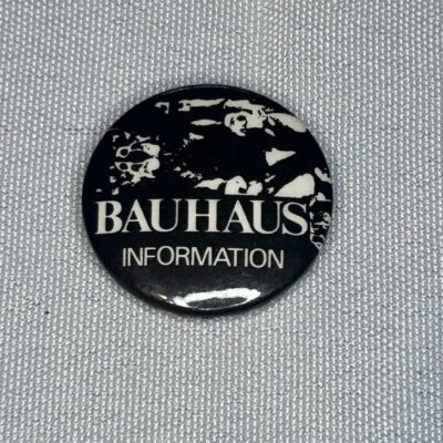 Bauhaus Information Fan Club Badge 2.5cm
