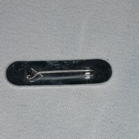 Blanco Y Negro Metal Record Label Badge - Image 3