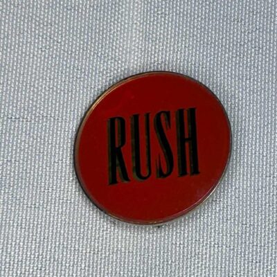 Rush Enamel Metal Badge 2.5cm
