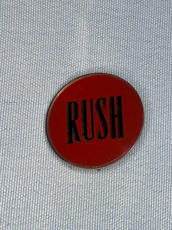 Rush Enamel Metal Badge 2.5cm