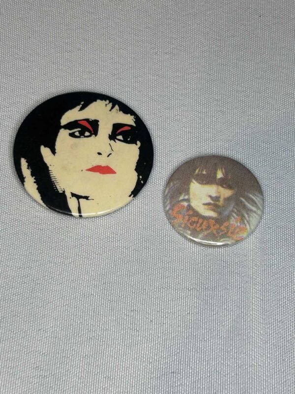 Siouxsie and The Banshees 2 Badges set