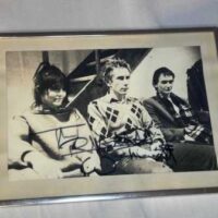 John Lydon Signed Glass with Rare picture of Keith Levene. Rare. Unique. - Image 4