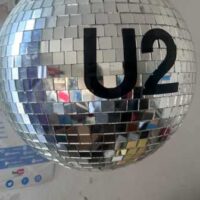 U2 Disco Ball Rare Special Island Records Promotional Item 30cm - Image 5