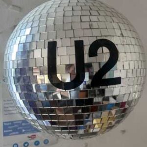 U2 Disco Ball Rare Special Island Records Promotional Item 30cm