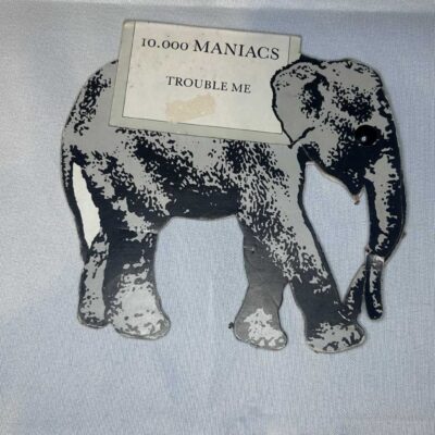 10,000 Maniacs ‘Trouble Me’ 3 inch 3 track CD shaped sleeve.