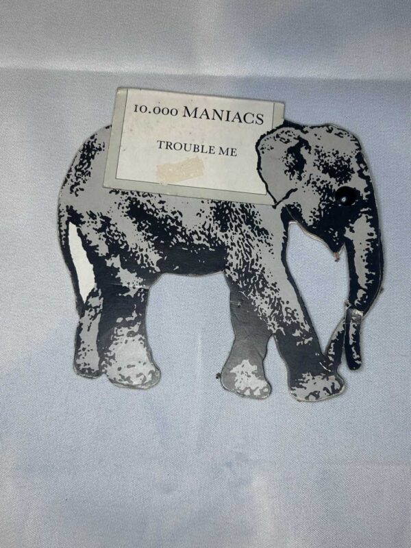 10,000 Maniacs ‘Trouble Me’ 3 inch 3 track CD shaped sleeve.