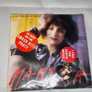Martika 'I Feel The earth Move' 7" vinyl with 2 badges. Sealed.