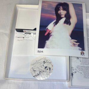 Bjork press kit for 'Vespertine' in a box. Rare and genuine record company promo item
