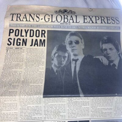 The Jam ‘Trans Global Express’ Promo Newspaper