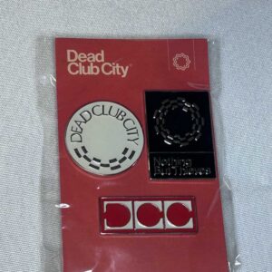 Nothing But Thieves Dead Club City 3 Metal Badge Set Tour Merchandise Rare