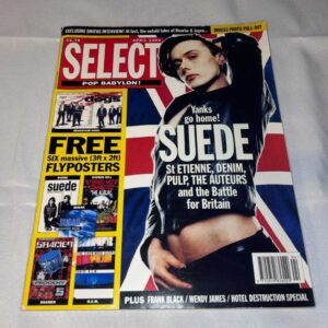 Select Music Magazine April 1993 with photo pull out. Excellent condition. Brit Pop. Iconic. Yanks Go Home.