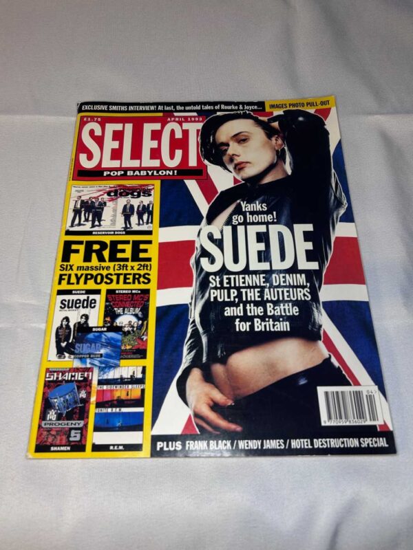 Select Music Magazine April 1993 with photo pull out. Excellent condition. Brit Pop. Iconic. Yanks Go Home.