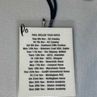 Paul Weller Access All Areas Tour Pass 2008 Genuine Rare - Image 3