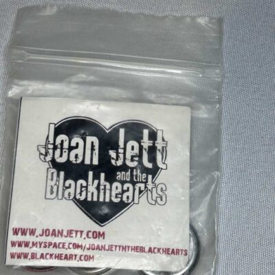 Joan Jett and The Blackhearts Change The World 3 Badge Set. Genuine and Rare