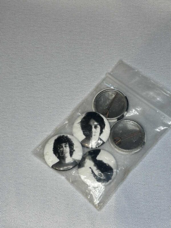 The Strokes 5 Badge Band Set Genuine Rare