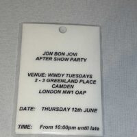 Jon Bon Jovi After Show Pass 1997 Forum. Genuine Rare - Image 4