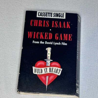 Chris Isaak Autographed Cassette Single ‘Wicked Game’. Genuine Rare