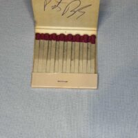Peter Buck R.E.M Signed Matchbook Borderline Bingo Hand Job 1991 Genuine Unique - Image 2