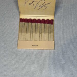 Peter Buck R.E.M Signed Matchbook Borderline Bingo Hand Job 1991 Genuine Unique