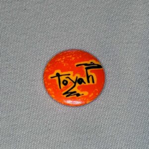 Vintage Genuine Toyah Badge 2.5cm