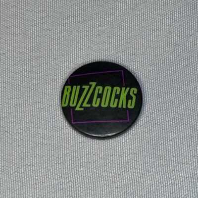 Vintage Genuine Buzzcocks Badge 2.5cm